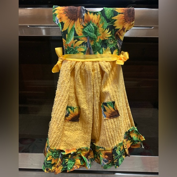 Hand Crafted Other - Kitchen Decor Towel Dress : Sunflowers